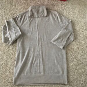 Banana Republic Taupe 100% Merino wool new Top